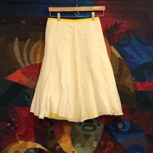 Barbara Bui, Off white skirt, French Designer